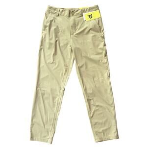 NWT All In Motion Adjustable Waist Moisture Wicking Khaki Golf Pants Boy's 10